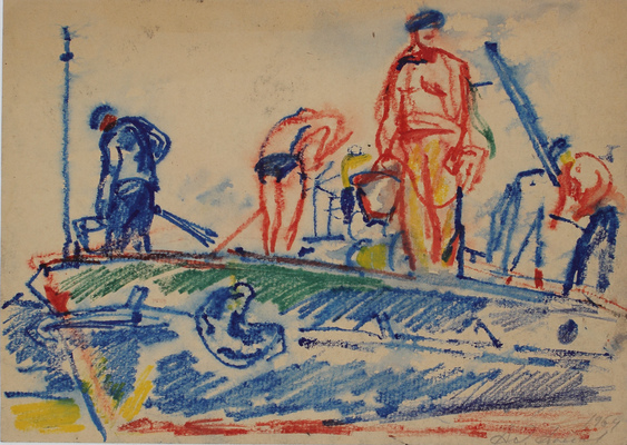 Алексеев Адольф Евгеньевич. На палубе 